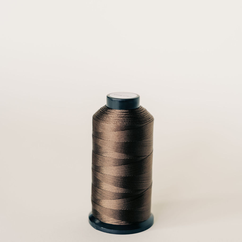 Auburn Brown Nylon thread for Trouvé Hair Extensions Colorado