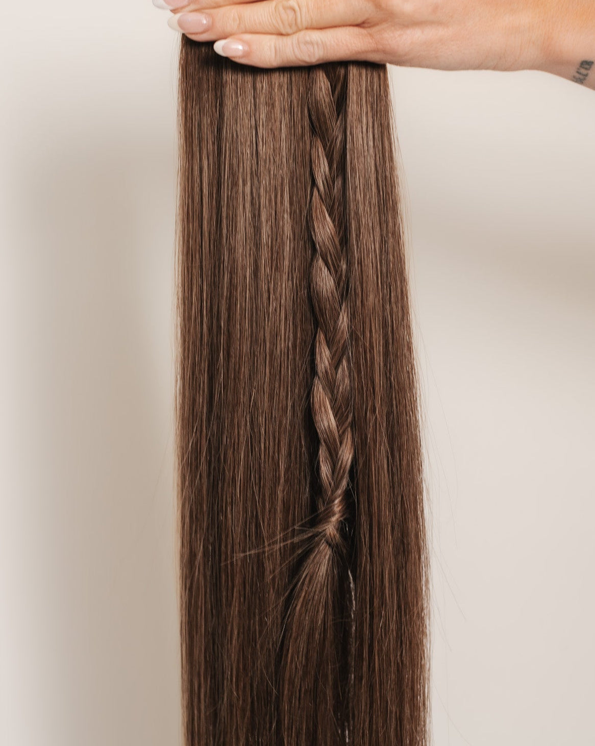 Braided hair extensions with Trouvé Hair Extensions