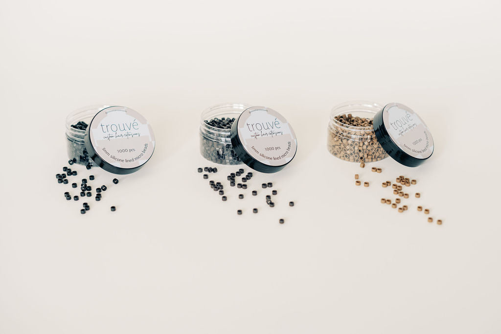 High Quality Hair Extension Beads by Trouvé Custom Hair Extensions 