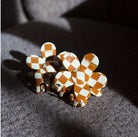Trouvé cute flower checkered hair clips