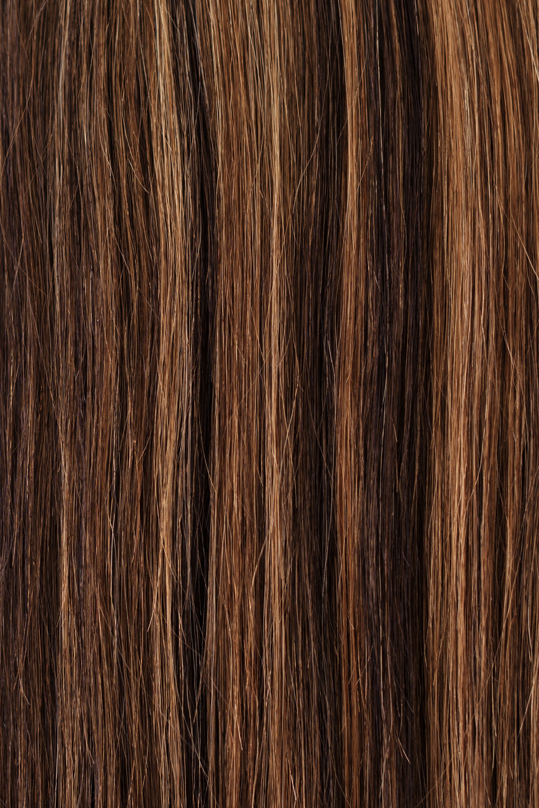 Vienna Brown Remy Real Hair Custom hair extensions